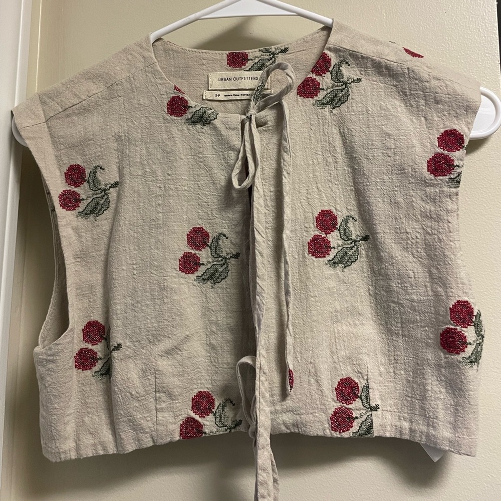 Urban Outfitters Cherry Crop Top